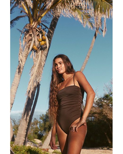 Belle The Label The Ruched Maillot One-Piece Swimsuit by at