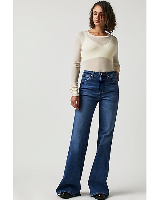 Wrangler Wanderer High Rise Flare Jeans by at 27