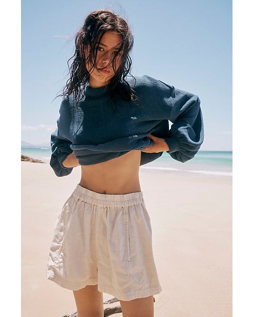 Free People Get Free Poplin Pull-On Shorts by