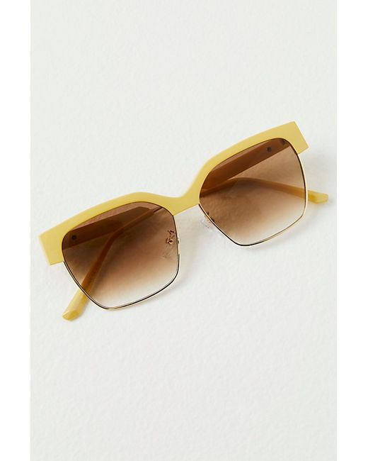Free People Honey Square Sunglasses by