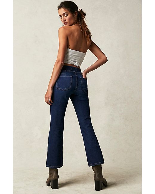 We The Free In My Feelings Cropped Slim Flare Jeans by at