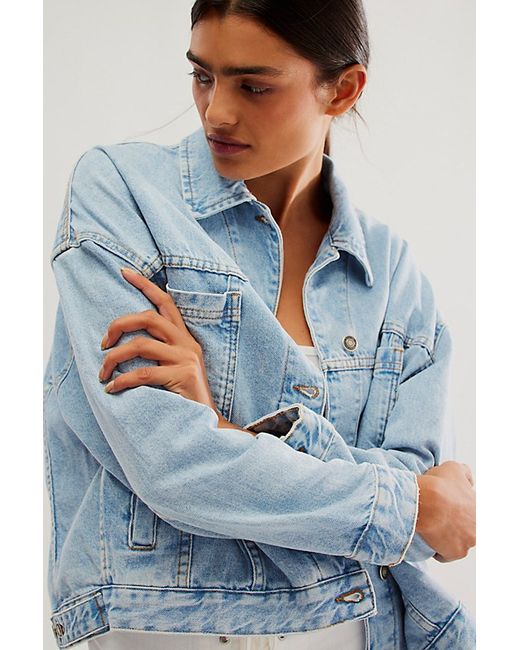 We The Free Opal Swing Denim Jacket by at