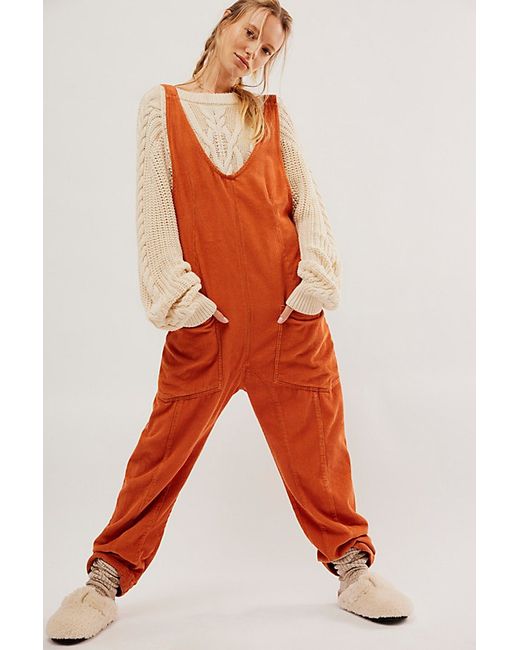 We The Free High Roller Cord Jumpsuit by at