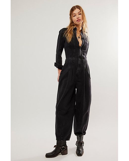 We The Free CRVY Roulette Barrel Jumpsuit by Small