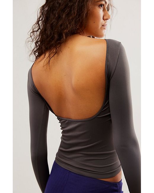 Intimately Low-Back Seamless Long Sleeve Top by