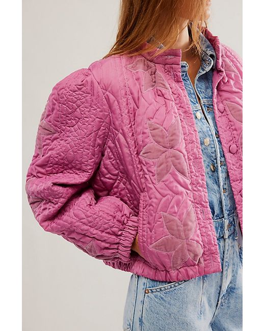 Free People Quinn Quilted Jacket Large
