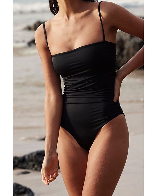 Belle The Label The Ruched Maillot One-Piece Swimsuit by Small