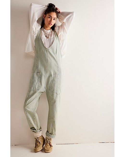 We The Free High Roller Railroad Jumpsuit Small