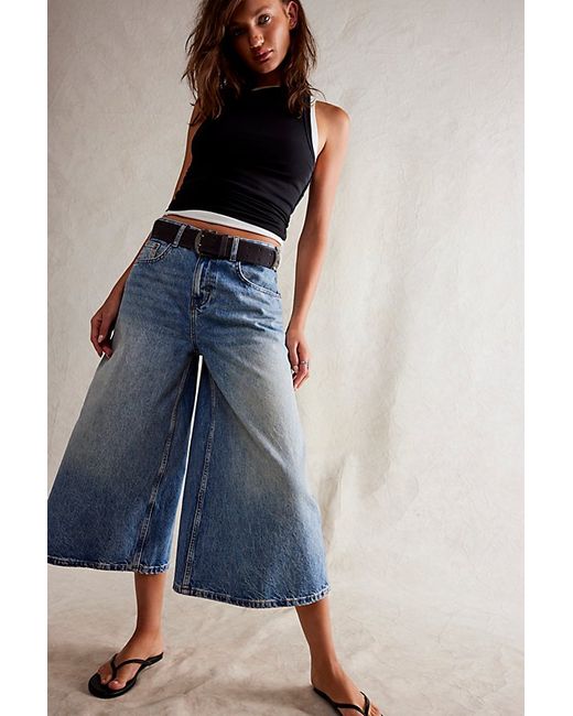 We The Free High Top Wide Crop Jeans