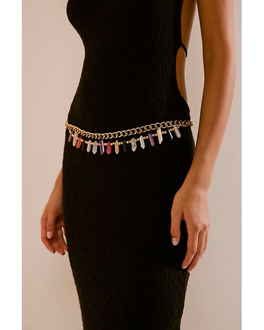Free People Crystal Clear Chain Belt