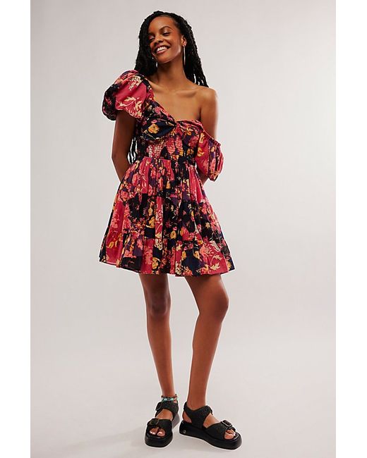 Free People Sundrenched Printed Mini Dress