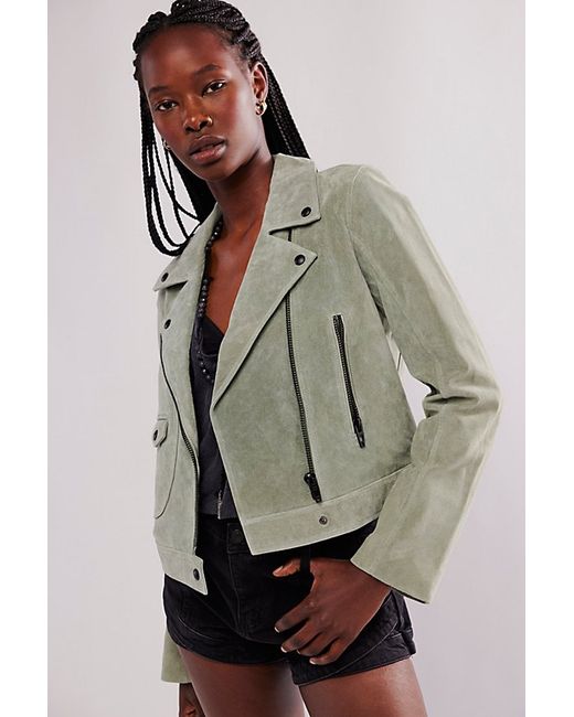 Blank NYC Suede Moto Jacket by