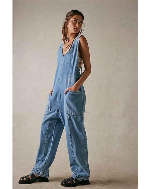 We The Free High Roller Jumpsuit Small