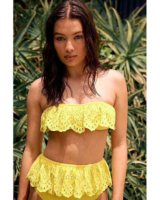 It's Now Cool The Waisted Frill Bikini Bottoms
