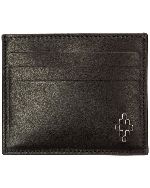 Marcelo Burlon genuine leather credit card case holder wallet cross