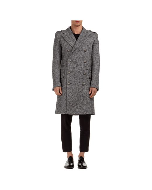Balmain wool coat overcoat
