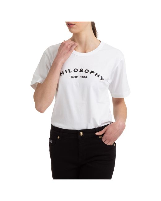 Philosophy di Lorenzo Serafini t-shirt short sleeve crew neck round