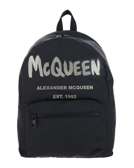 Alexander McQueen Metropolitan Graffiti Backpack