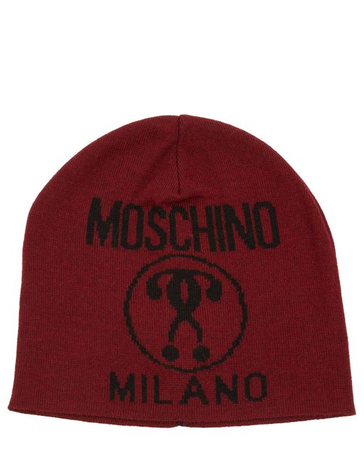 Moschino Double Question Mark Beanie