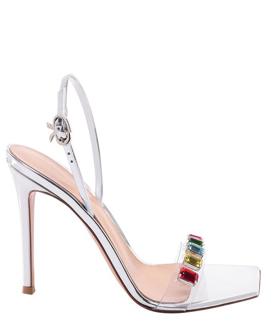 Gianvito Rossi Ribbon Candy Heeled sandals