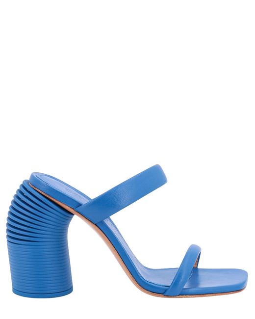 Off-White Tonal Spring Heeled sandals