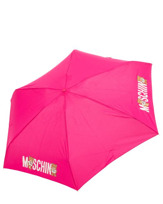 Moschino Supermini Logo With Bears Umbrella