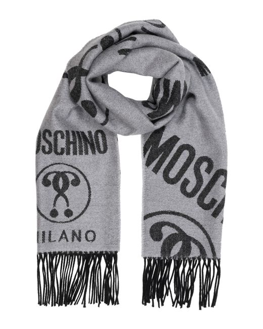 Moschino Double Question Mark scarf