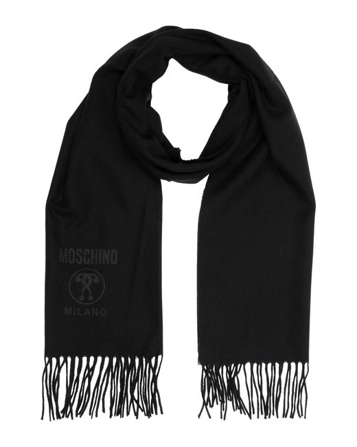 Moschino Double Question Mark scarf
