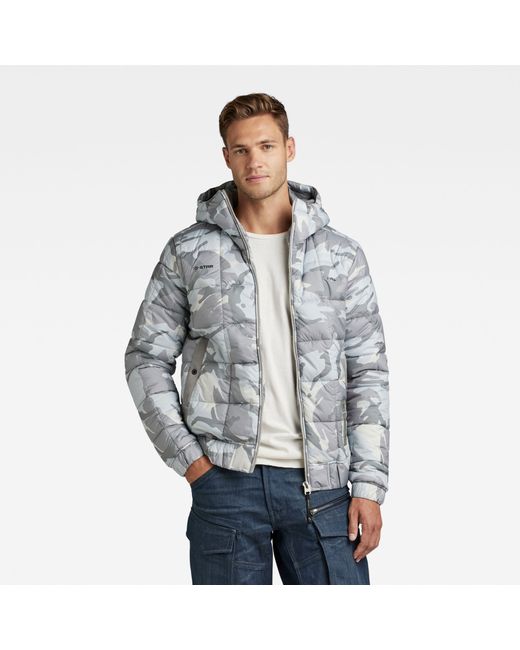 G-Star Meefic Squared Quilted Hooded Jacket