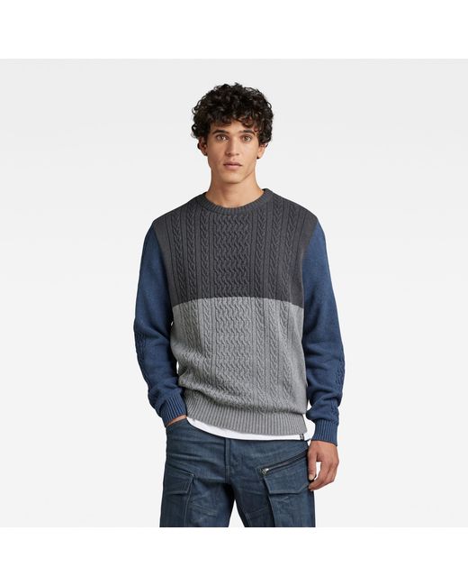 G-Star Cable Block Loose Knit