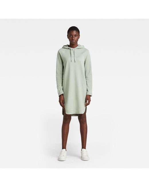 G-Star Graphic Loose Hooded Sweat Dress