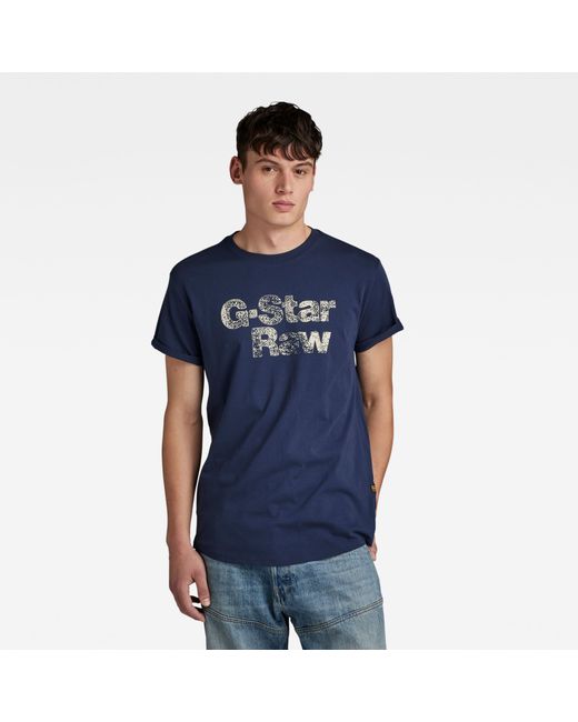 G-Star Painted Graphic Lash T-Shirt