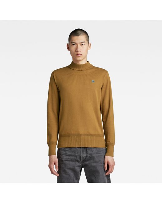 G-Star Premium Core Mock Neck Knitted Sweater