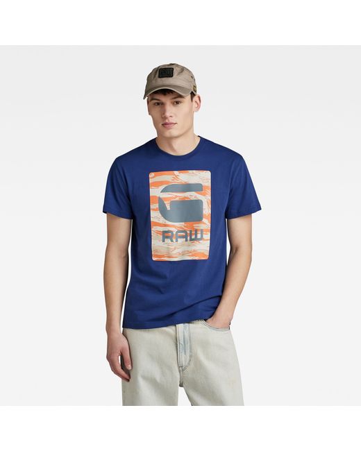 G-Star Camo Box Graphic T-Shirt
