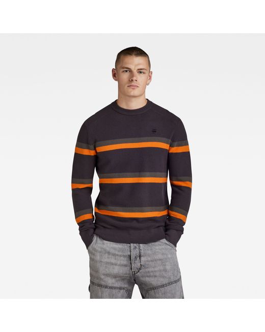 G-Star Stripe Knitted Sweater