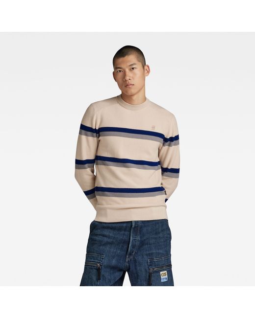 G-Star Stripe Knitted Sweater