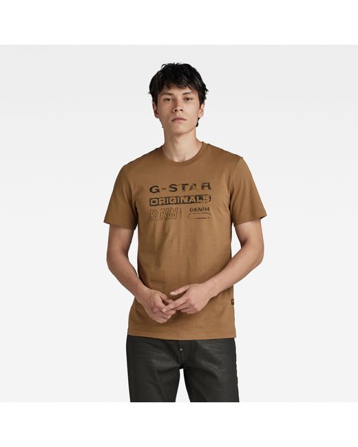 G-Star Distressed Originals Slim T-Shirt