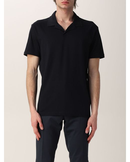 Fay polo shirt with embroidered logo