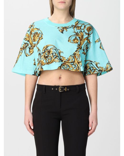 Versace Jeans Couture t-shirt with baroque pattern