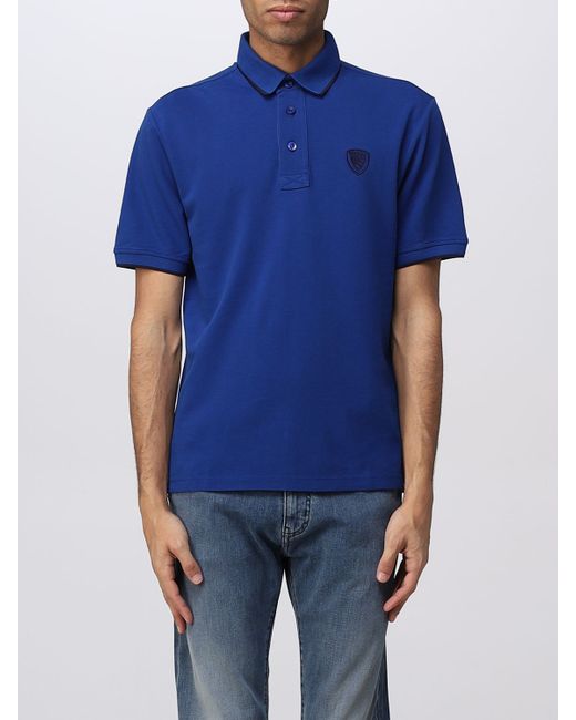 Blauer Polo Shirt colour