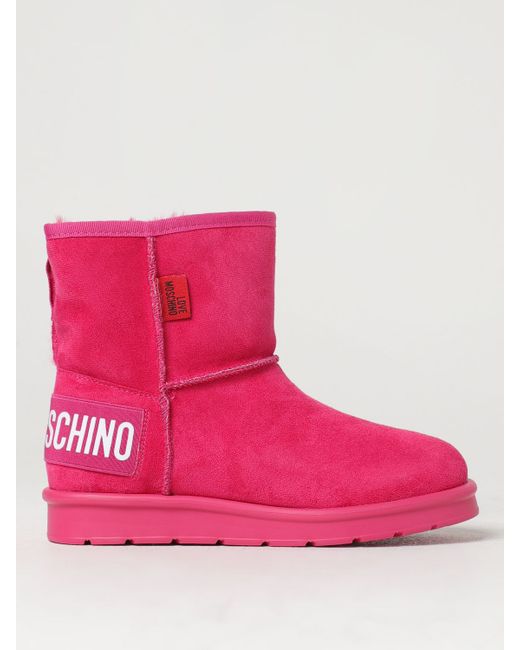 Love Moschino Flat Ankle Boots colour