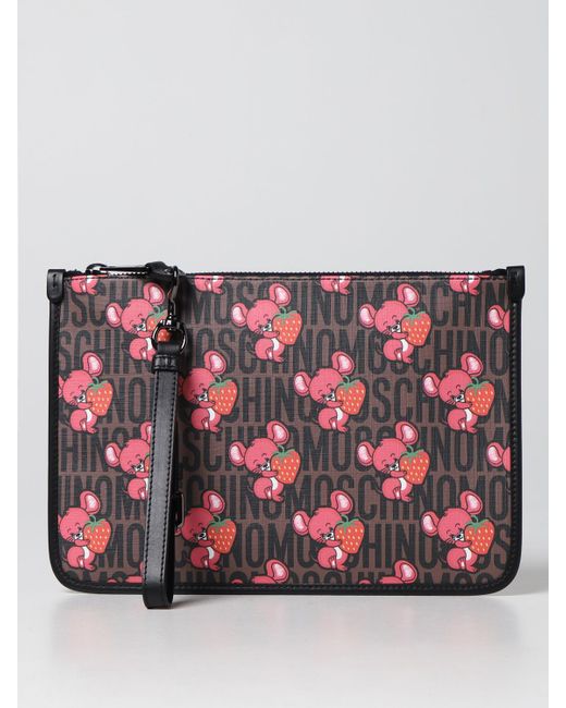 Moschino Couture pouch with print all over