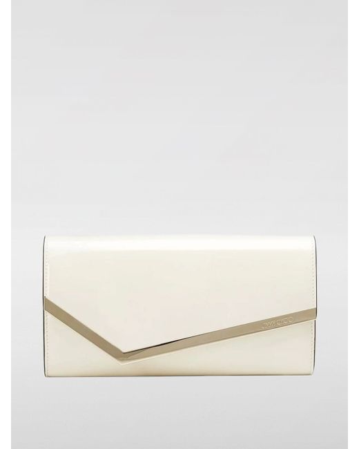 Jimmy Choo Emmie clutch patent leather with shoulder strap