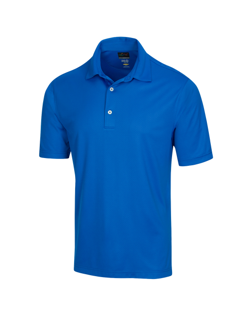 Greg Norman Collection Protek ML75 Microlux Embossed Polo Shark Shirt Small