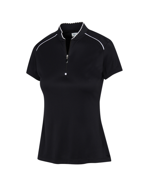 Greg Norman Collection ML75 Scallop Collar Polo Shirt