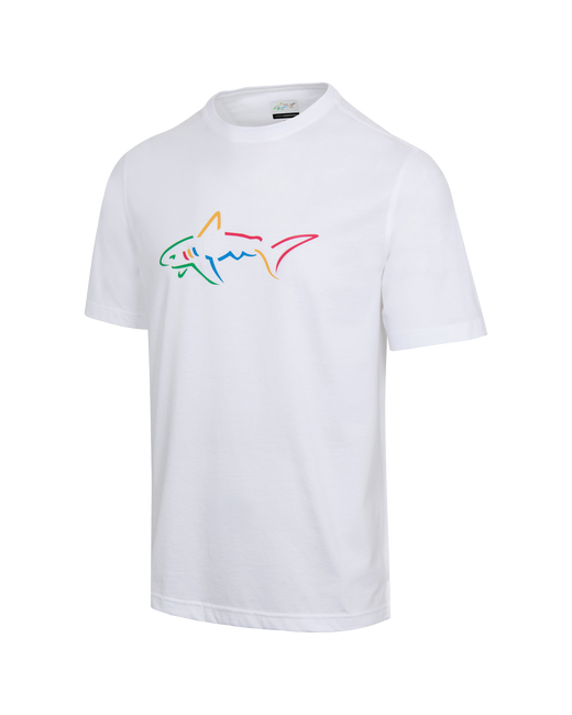 Greg Norman Collection Shark Solid T-Shirt Small