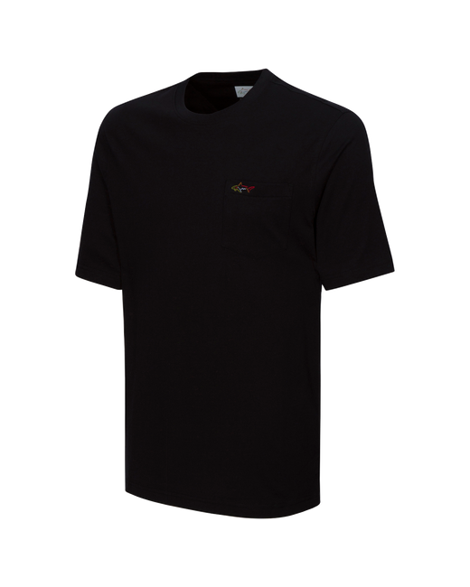 Greg Norman Collection Chest Pocket Shark T-Shirt Small