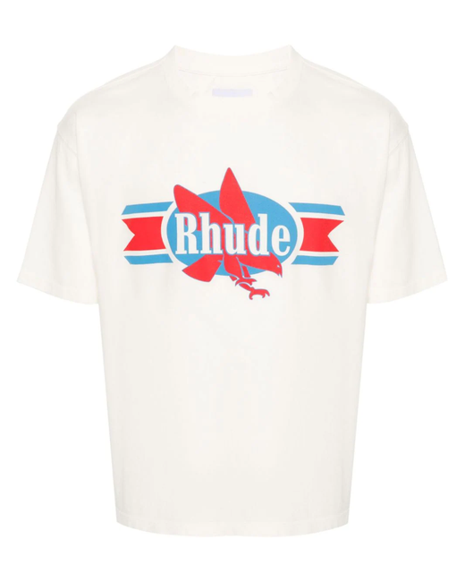 Rhude T-shirt chevron eagle