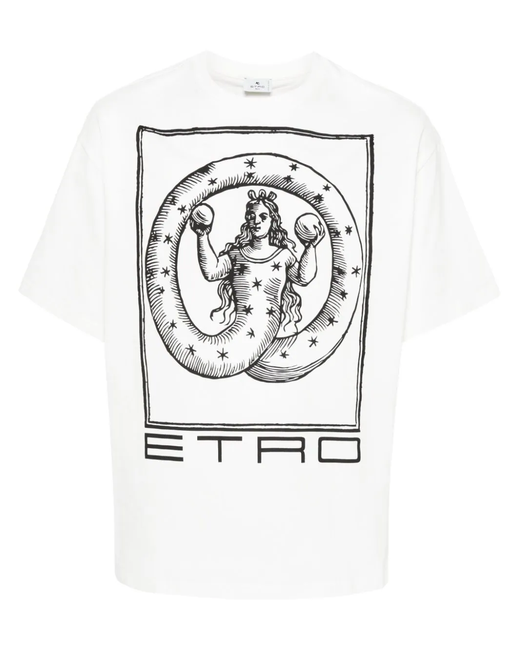 Etro T-shirt stampa logo