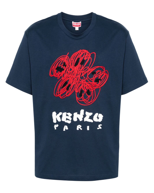 Kenzo T-shirt drawn varsity